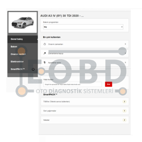 Autodata Vivid Workshop Haynes Pro Online Sente Programı