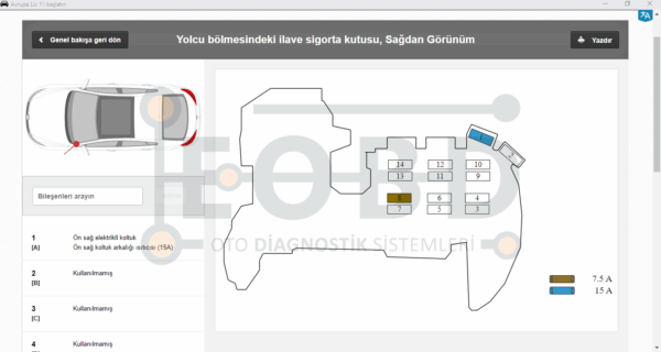 Autodata Vivid Workshop Haynes Pro Online Sente Programı - Görsel 8