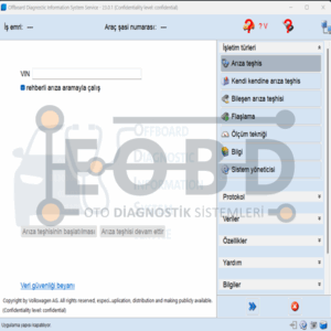 ODIS Son Versiyon Offboard Diagnostic Information System Türkçe