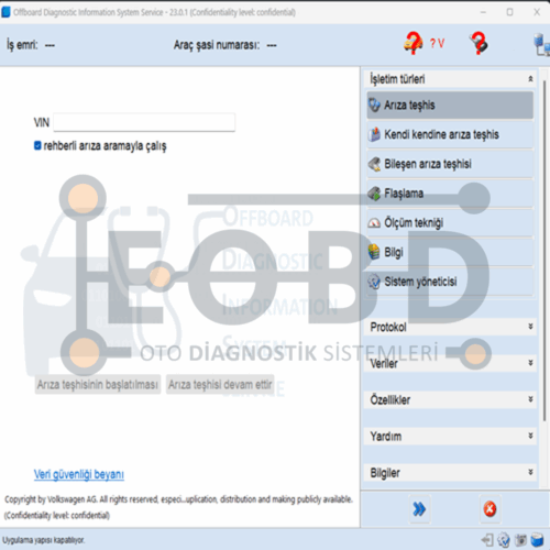 ODIS Son Versiyon Offboard Diagnostic Information System Türkçe