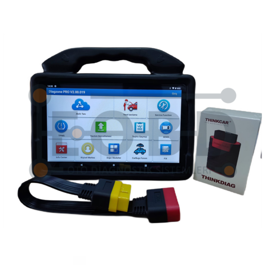 Launch Thinkdiag Online + Tablet + Kablo + Kılıf