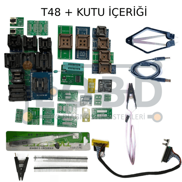 T48 Eprom Programlayıcı XGECU Yeni T48 - Görsel 2