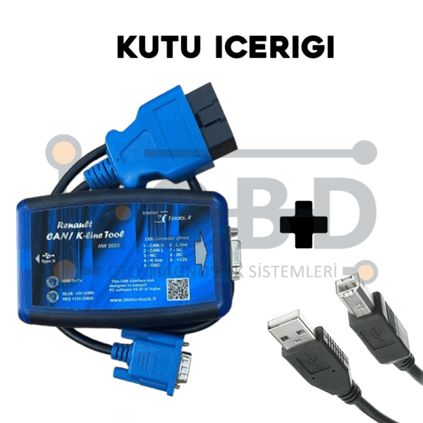 Orijinal - Renault Immo Tool CAN/K-Line - Görsel 2